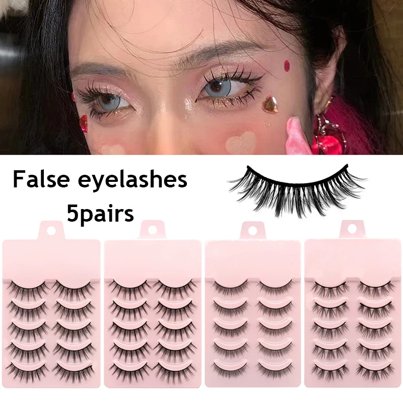 5 Pairs Lashes Extension Manga False Eyelashes Natural Long 3d Faux Mink Fluffy Eyelashes Reusable Beauty Daily Eye Makeup Tools
5 Pairs Lashes Extension Manga False Eyelashes Natural Long 3d Faux Mink Fluffy Eyelashes Reusable Beauty Daily Eye Makeup Tools