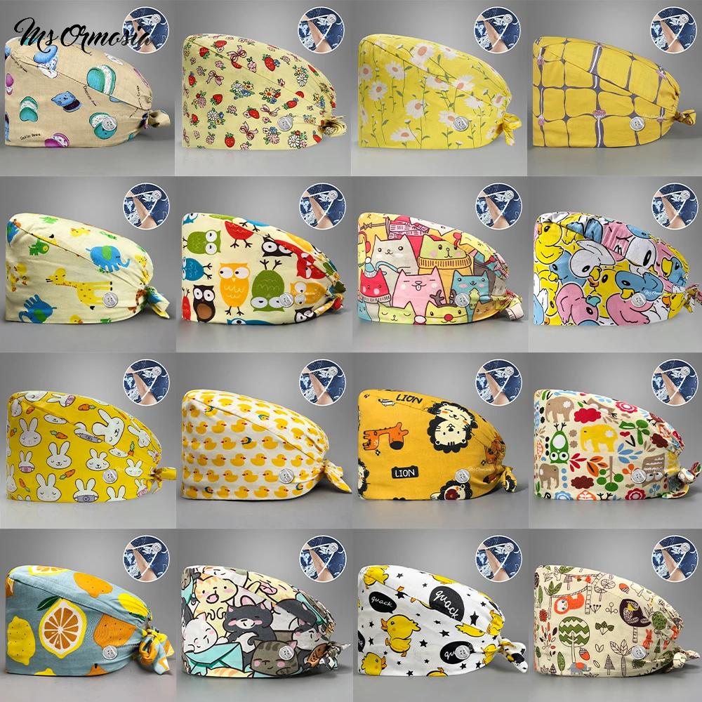 Cartoon Printed Scrubs Caps Woman Surgical Caps Pet Shop Scrubs Hat Cap Men Dentist Doctor Caps Beautician Nursing Accessories
Cartoon Printed Scrubs Caps Woman Surgical Caps Pet Shop Scrubs Hat Cap Men Dentist Doctor Caps Beautician Nursing Accessories