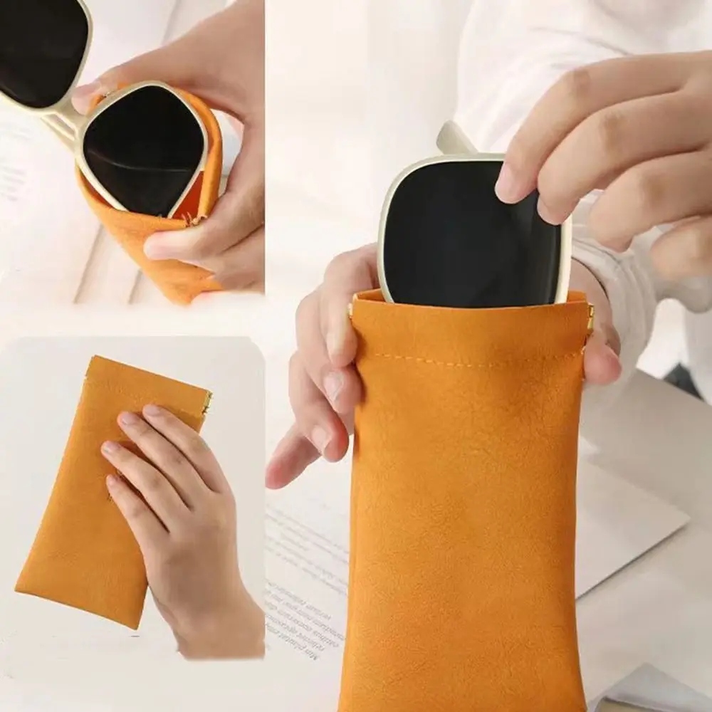 Soft PU Leather Reading Glasses Bag Case Waterproof Solid Sun Glasses Pouch Simple Eyewear Storage Bags Eyewear Accessories
Soft PU Leather Reading Glasses Bag Case Waterproof Solid Sun Glasses Pouch Simple Eyewear Storage Bags Eyewear Accessories