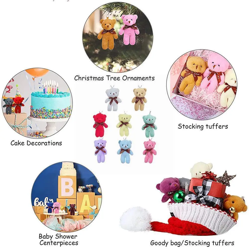 12cm Plush Toy Mini Bear Wedding Gifts Little Bear Home Backpack Pendant Toy Decoration Pendant M4b3
12cm Plush Toy Mini Bear Wedding Gifts Little Bear Home Backpack Pendant Toy Decoration Pendant M4b3