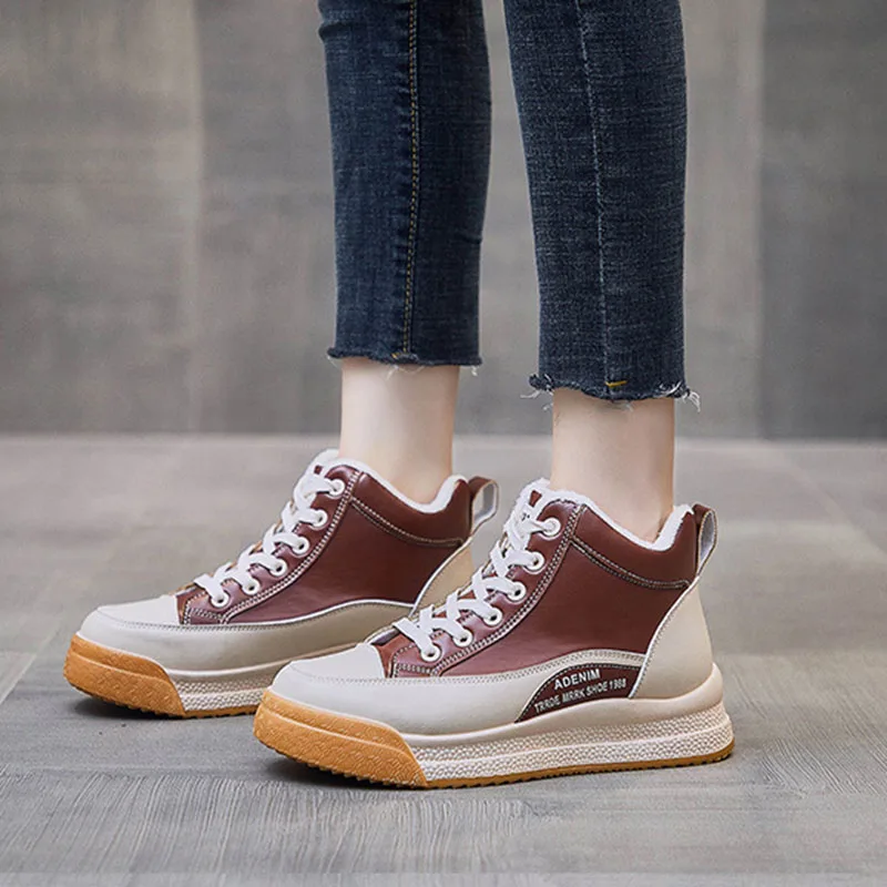 Женские зимние кроссовки на платформе, меховые кроссовки на шнуровке, женская обувь на массивной подошве для отдыха, Женская сохраняющая те...
Женские зимние кроссовки на платформе, меховые кроссовки на шнуровке, женская обувь на массивной подошве для отдыха, Женская сохраняющая те...