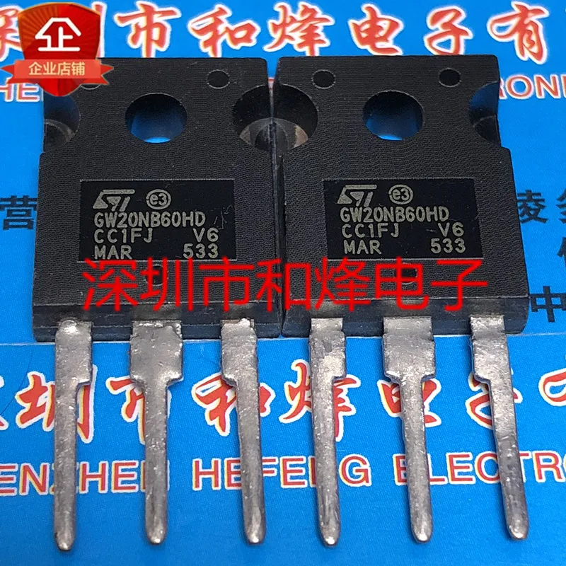 5PCS-10PCS STGW20NB60HD TO-247 IGBT 600V 20A NEW AND ORIGINAL ON STOCK
5PCS-10PCS STGW20NB60HD TO-247 IGBT 600V 20A NEW AND ORIGINAL ON STOCK