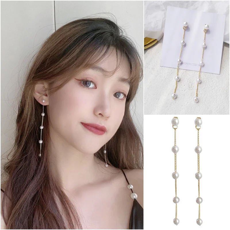 Long Earrings Female Moon Star Flower Rhinestone Wedding Pendant Earrings Fashion Korean Jewelry Earrings Imitation Pearl
Long Earrings Female Moon Star Flower Rhinestone Wedding Pendant Earrings Fashion Korean Jewelry Earrings Imitation Pearl