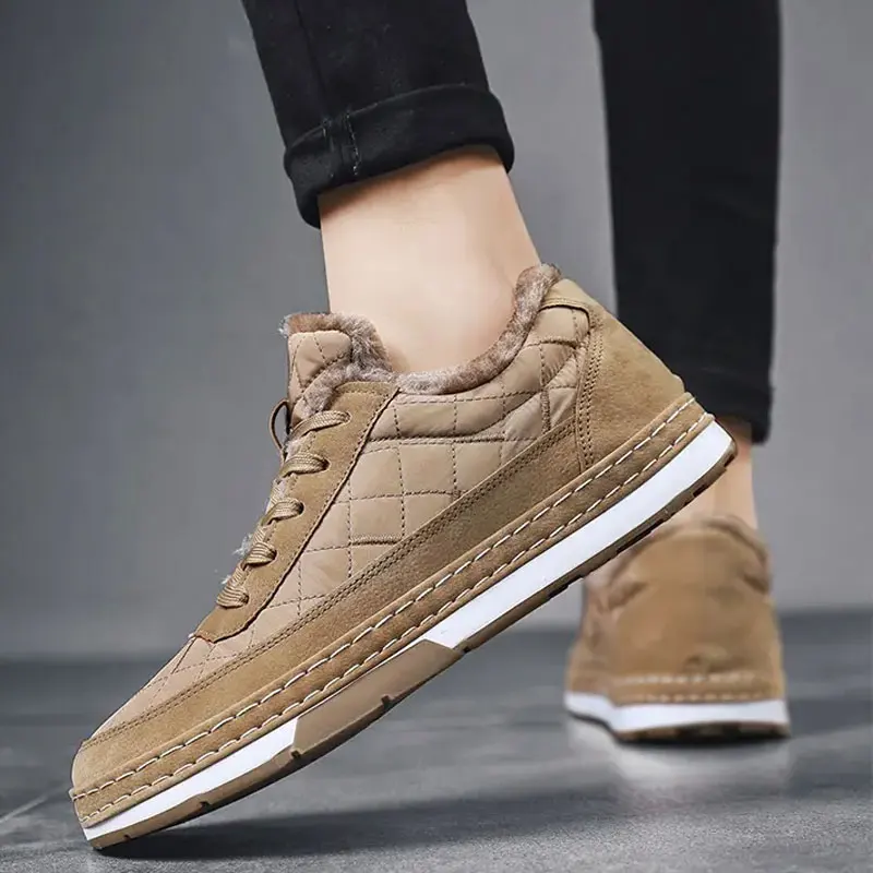 Winter Men's Breathable Sneakers Plus Velvet Warm Outdoor Casual Sports Shoes Comfortable Anti Skid Sole Walking Cotton Shoes
Winter Men's Breathable Sneakers Plus Velvet Warm Outdoor Casual Sports Shoes Comfortable Anti Skid Sole Walking Cotton Shoes