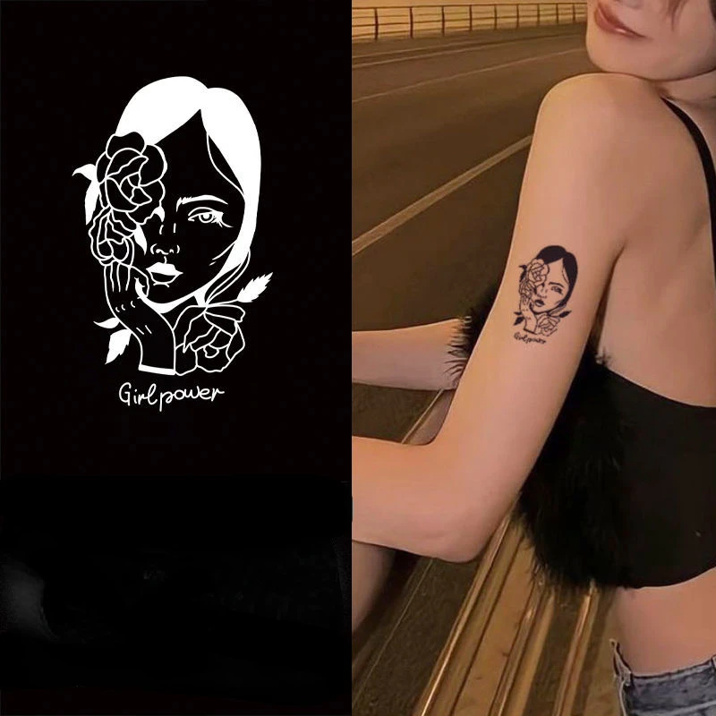 2022 New Art Flower and Girl Waterproof Juice Tattoo Stickers for Woman Man Body Arm Thigh Temporary Tattoos Fake Tattoo
2022 New Art Flower and Girl Waterproof Juice Tattoo Stickers for Woman Man Body Arm Thigh Temporary Tattoos Fake Tattoo