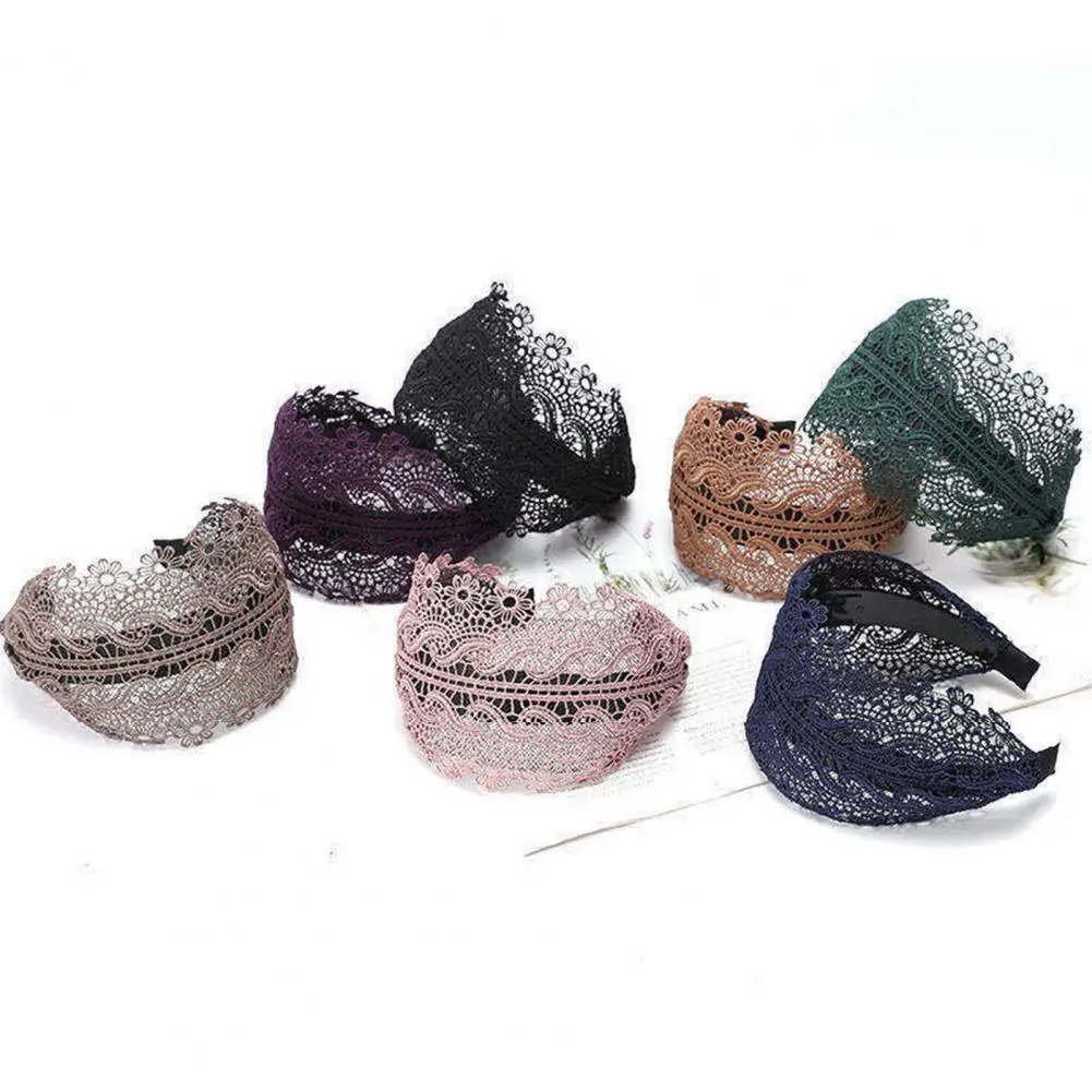Ladies Headband Sweet Anti-slip Hair Accessories Solid Color Lace Ladies Headband Headband for Party
Ladies Headband Sweet Anti-slip Hair Accessories Solid Color Lace Ladies Headband Headband for Party