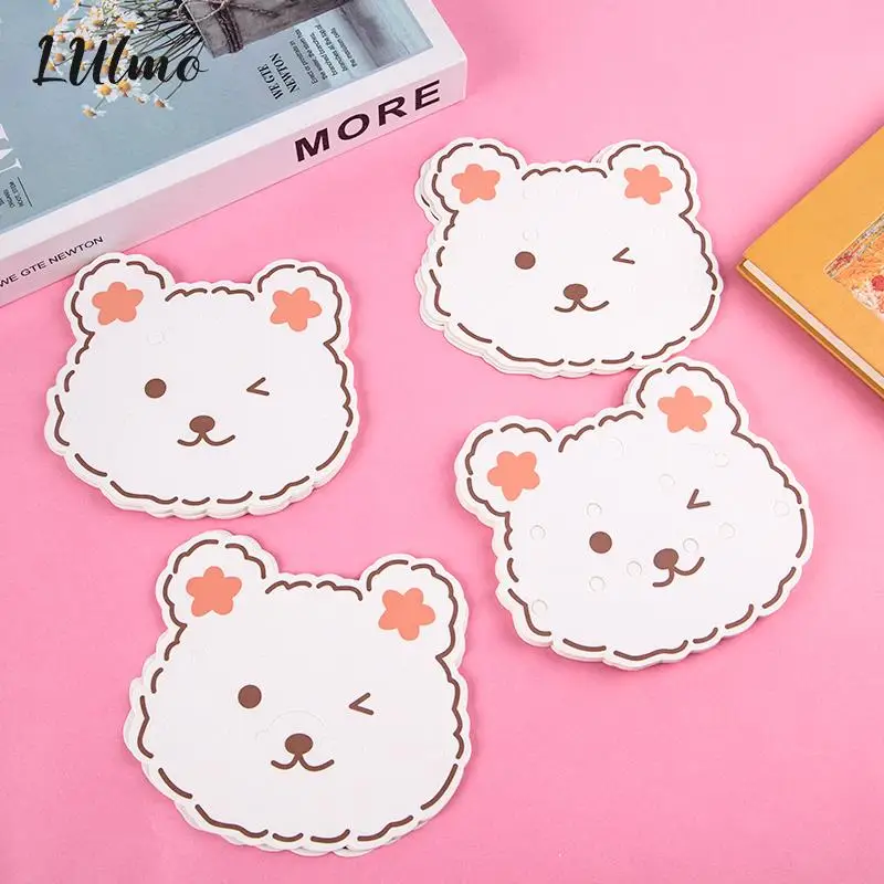 30/50pcs New Bear Hair Clip Card Cute Shape Purple Pink White Jewelry Package Card Marbling Design Rabbit Hairpin Card Tag 
30/50pcs New Bear Hair Clip Card Cute Shape Purple Pink White Jewelry Package Card Marbling Design Rabbit Hairpin Card Tag