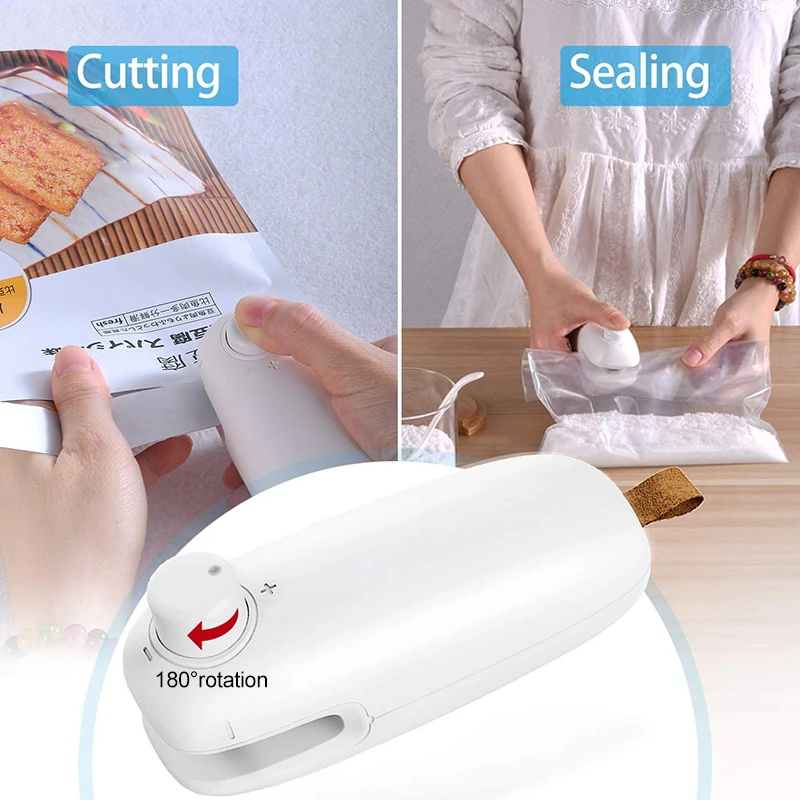 Mini Household Portable Heating Plastic Bag Sealing Machine Small Food Package Bag Sealing Clip Food Safe Gadgets Protect Health
Mini Household Portable Heating Plastic Bag Sealing Machine Small Food Package Bag Sealing Clip Food Safe Gadgets Protect Health