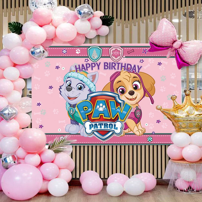 Paw Dog Patrol Baby Girls Birthday Party Decorations Vinyl Photography Backdrops Party Background For Photo Studio Birthday Gift
Paw Dog Patrol Baby Girls Birthday Party Decorations Vinyl Photography Backdrops Party Background For Photo Studio Birthday Gift