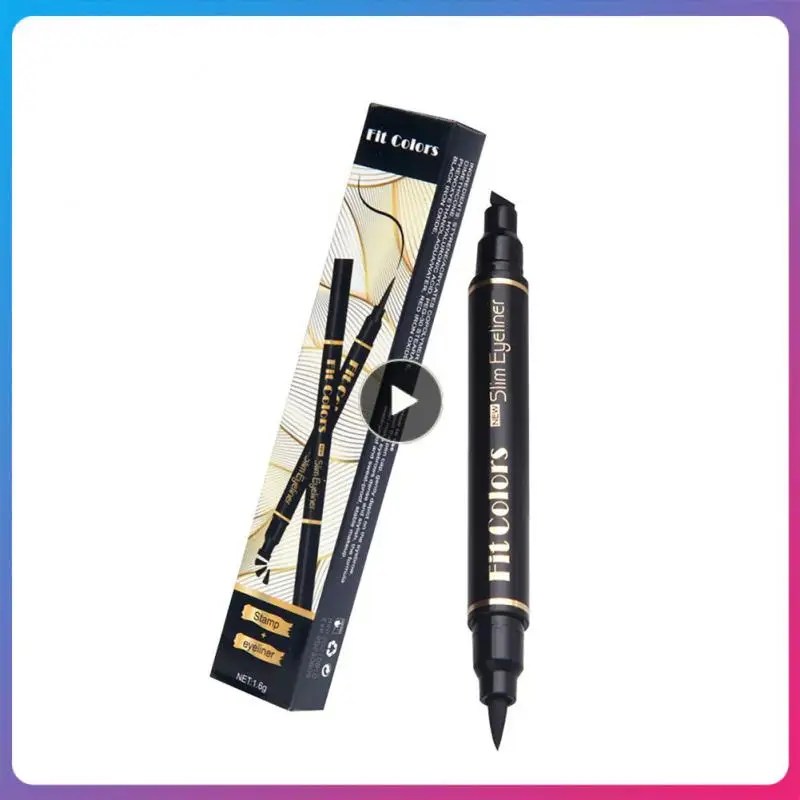 2 In1 Eyeliner Seal Stamp Liquid Eyeliner Pen Waterproof Fast Dry Black Eye Liner Pencil Non-Smudge Eye Makeup Cosmetics TSLM1
2 In1 Eyeliner Seal Stamp Liquid Eyeliner Pen Waterproof Fast Dry Black Eye Liner Pencil Non-Smudge Eye Makeup Cosmetics TSLM1