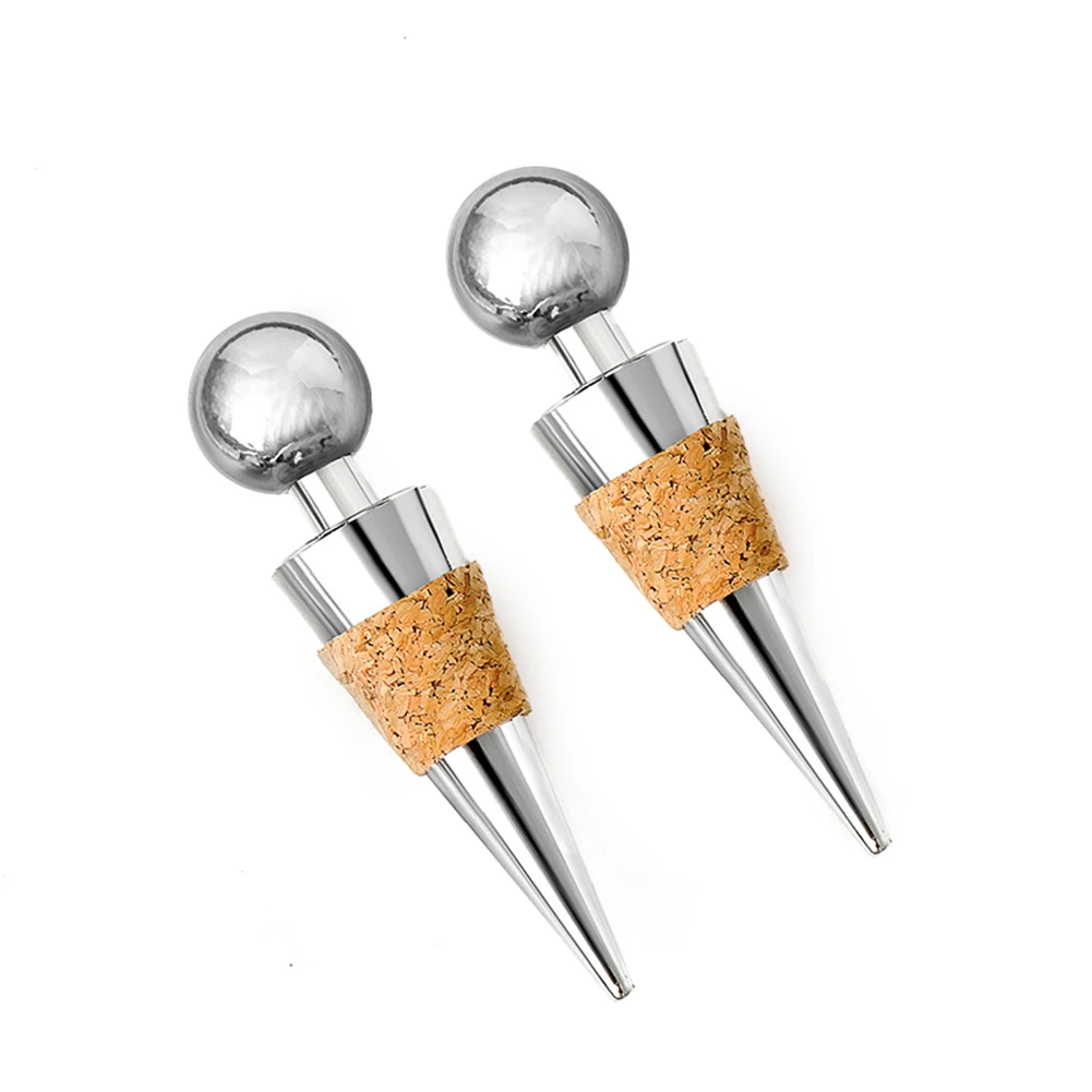 2pcs Wine Bottle Plugs Rubber Wine Stopper Wine Drinks Bottle Cover Reusable Wine Corks Wine Saver Keep Wine Fresh Wedding Gifts
2pcs Wine Bottle Plugs Rubber Wine Stopper Wine Drinks Bottle Cover Reusable Wine Corks Wine Saver Keep Wine Fresh Wedding Gifts