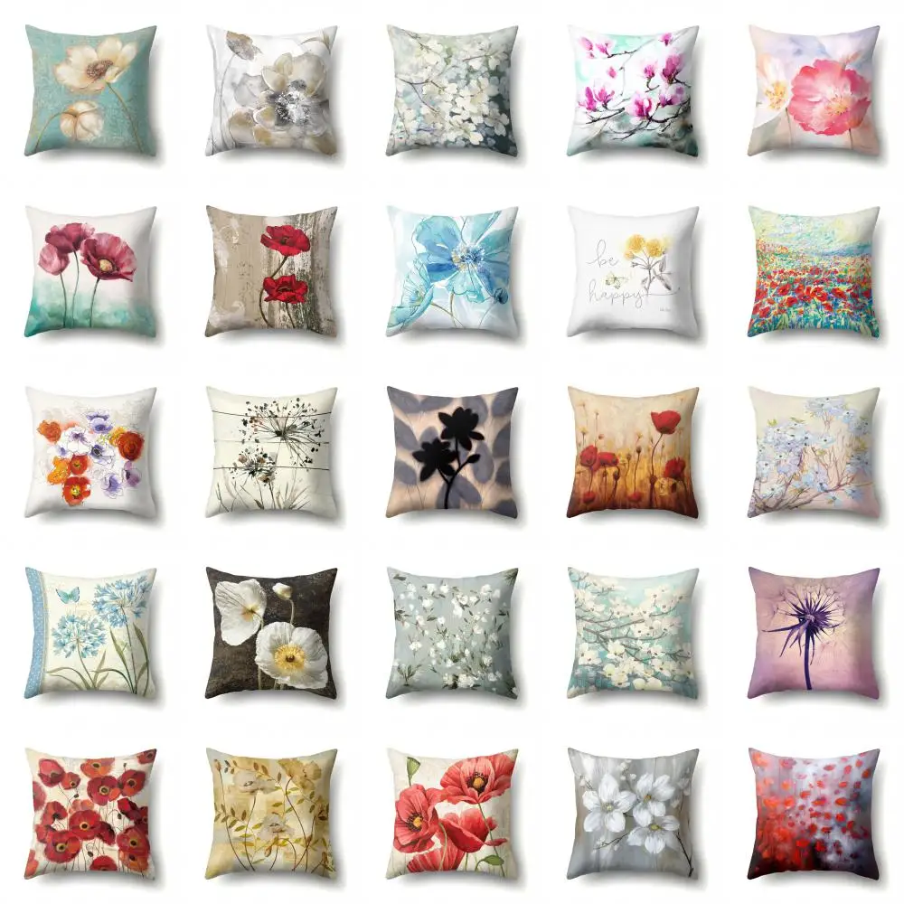 Oil Painting Pillowcase Flower Cushion Cover Polyester Throw Pillows for Living Room Sofa Pillow Cover Garden Hotel Pillow Case
Oil Painting Pillowcase Flower Cushion Cover Polyester Throw Pillows for Living Room Sofa Pillow Cover Garden Hotel Pillow Case