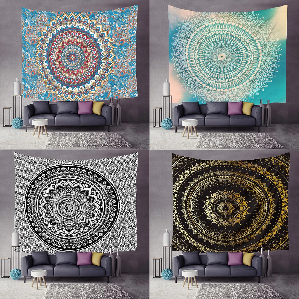 Boho Retro Decoration Home Bar Pink Green Tapestry Mandala Black And White Coulorful Farmhouse Room Decor On The Wall Hanging
Boho Retro Decoration Home Bar Pink Green Tapestry Mandala Black And White Coulorful Farmhouse Room Decor On The Wall Hanging