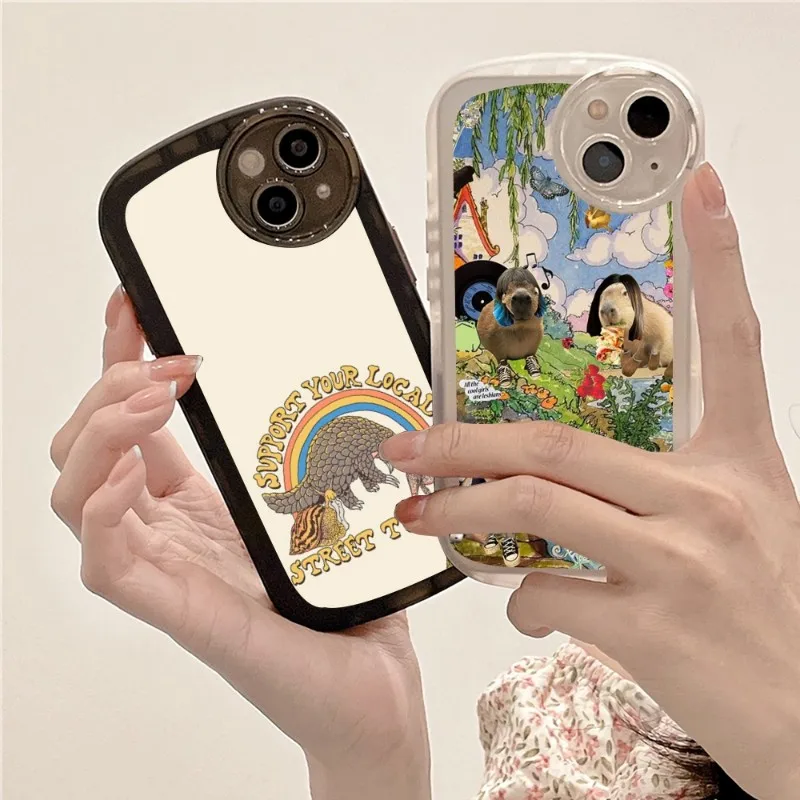Cartoon Capybara Phone Case For IPhone 14 13 11 12 Pro Max Mini X XR XS 7 8 6 Plus Angel Eyes Big Pupil Lens Silicone
Cartoon Capybara Phone Case For IPhone 14 13 11 12 Pro Max Mini X XR XS 7 8 6 Plus Angel Eyes Big Pupil Lens Silicone