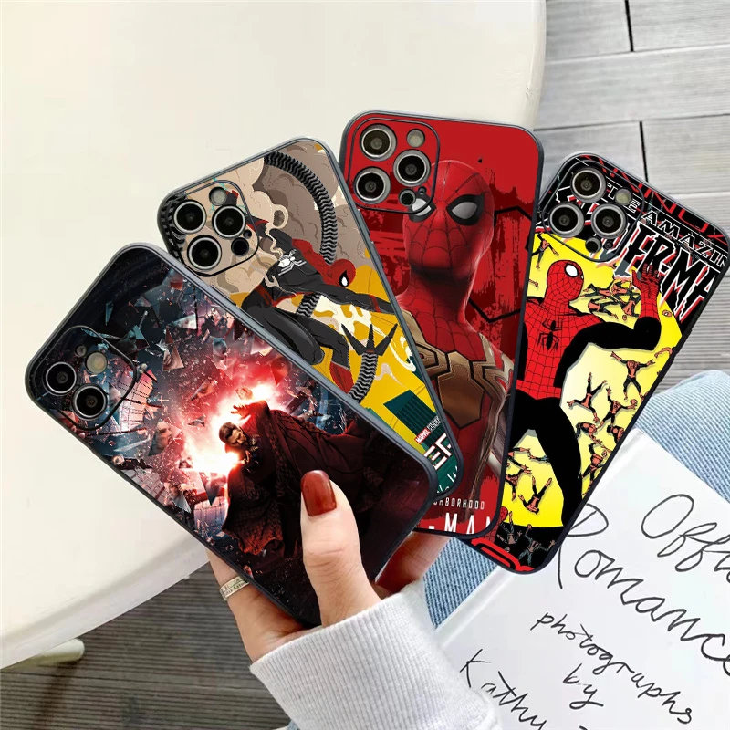 Spider-Man: No Way Home Phone Case For Funda iPhone 11 12 13 Pro Max Mini X XR XS SE 2020 5 6 7 8 Plus Celular Etui
Spider-Man: No Way Home Phone Case For Funda iPhone 11 12 13 Pro Max Mini X XR XS SE 2020 5 6 7 8 Plus Celular Etui