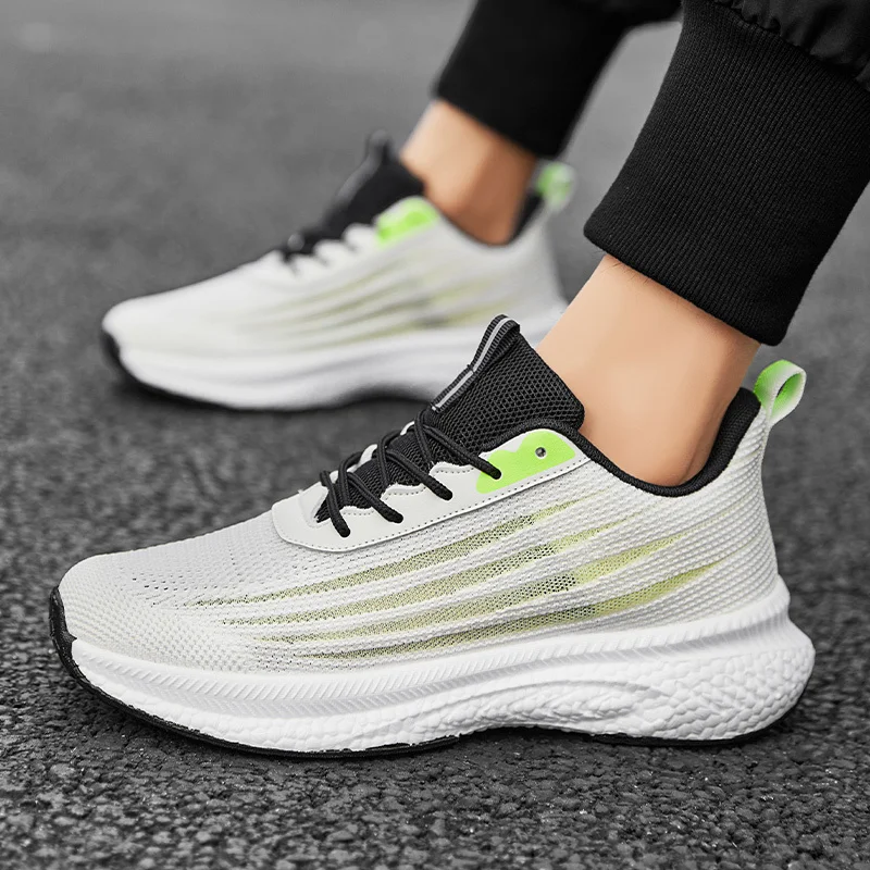 Men's Lightweight Casual Mesh Breathable Fluorescent Green Comfortable Summer Large Size White Sneakers Running Shoes
Men's Lightweight Casual Mesh Breathable Fluorescent Green Comfortable Summer Large Size White Sneakers Running Shoes
