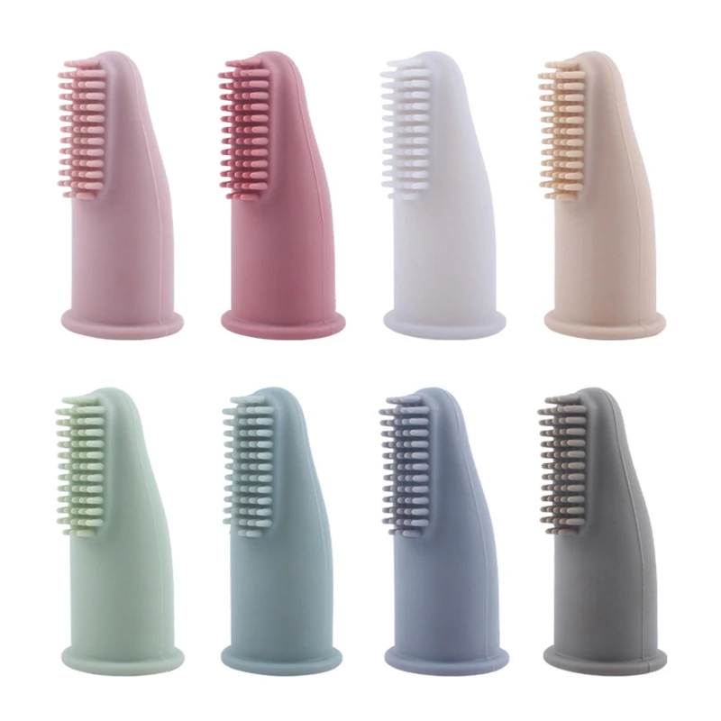 Food Grade Silicone Baby Finger Toothbrush Infant Toddler Kids Soft Oral Care Hygiene Massaging Bristles Teeth Cleaning Brush
Food Grade Silicone Baby Finger Toothbrush Infant Toddler Kids Soft Oral Care Hygiene Massaging Bristles Teeth Cleaning Brush