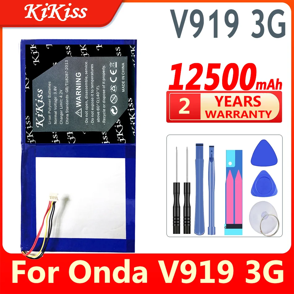 

KiKiss 100% New Battery V 919 3G 12500mAh for Onda V919 3G Batteries