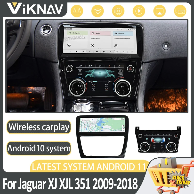 Автомобильный стерео-радиоприемник на Android 11 для Jaguar XJ XJL 351 2009-2018 Carplay HD LCD сенсорный экран мультимедийный видеоплеер
Автомобильный стерео-радиоприемник на Android 11 для Jaguar XJ XJL 351 2009-2018 Carplay HD LCD сенсорный экран мультимедийный видеоплеер
