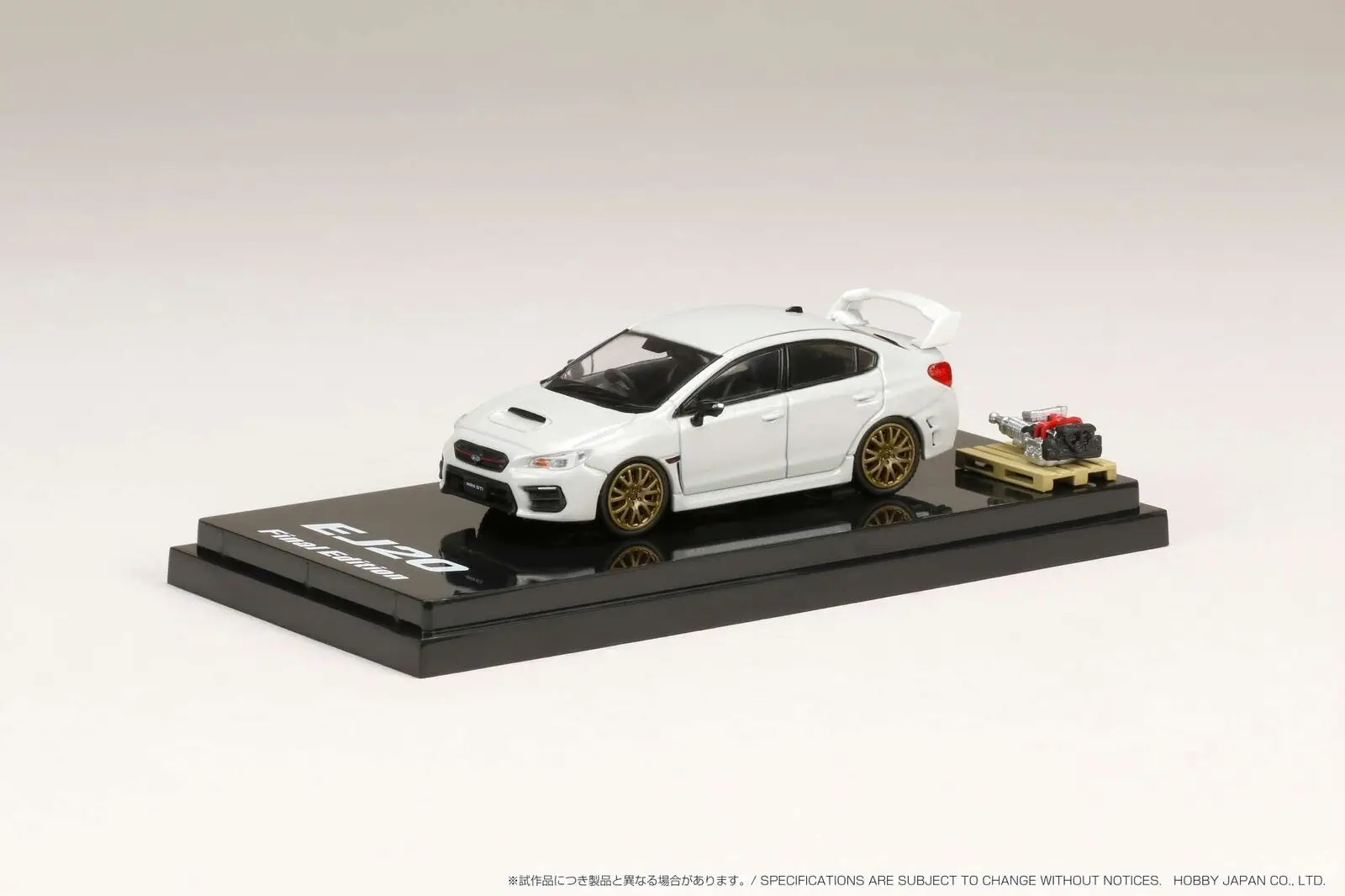 Hobby Japan 1/64 WRX STi VAB EJ20 Final Edition With Engine Diecast Model Car Collection Limited Edition
Hobby Japan 1/64 WRX STi VAB EJ20 Final Edition With Engine Diecast Model Car Collection Limited Edition
