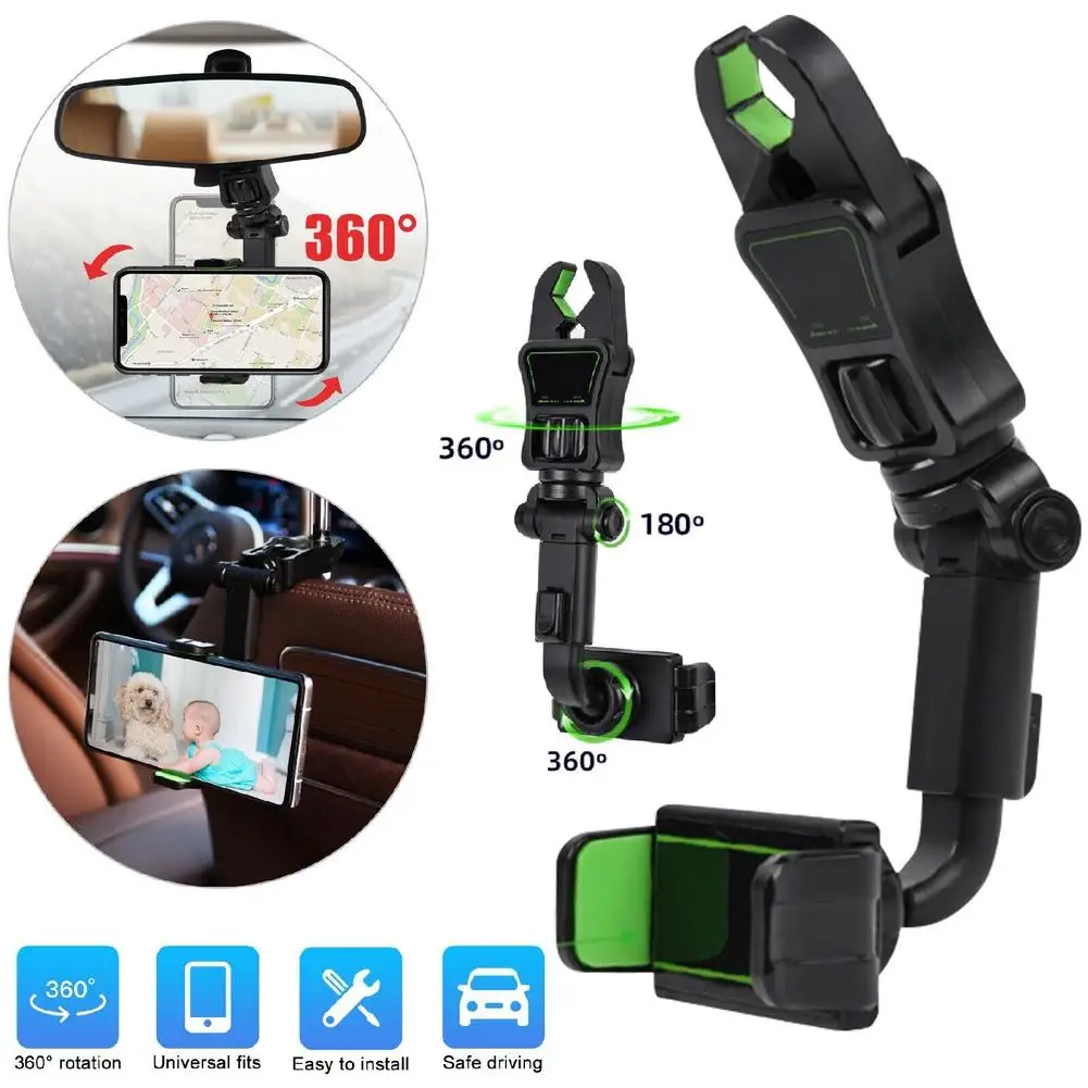 Car Rearview Mirror Mount Stand Multi-angle Seat Rear Pillow Gps Navigation Adjustable Holder Mobile Phone Cradle 
Car Rearview Mirror Mount Stand Multi-angle Seat Rear Pillow Gps Navigation Adjustable Holder Mobile Phone Cradle