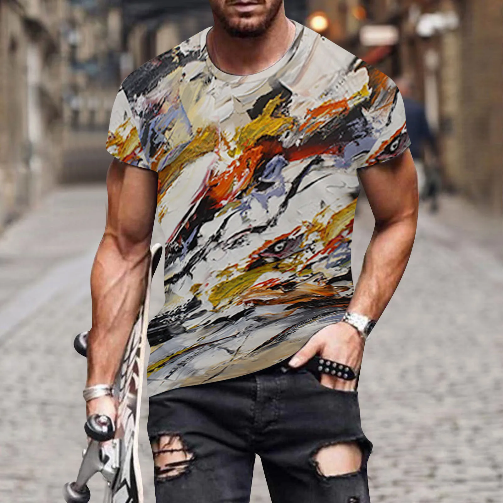 Mens Summer Fashion Casual 3D Digital Print T Shirt Short Sleeve Shirt Top Mens Shirts Long Sleeve Petite
Mens Summer Fashion Casual 3D Digital Print T Shirt Short Sleeve Shirt Top Mens Shirts Long Sleeve Petite