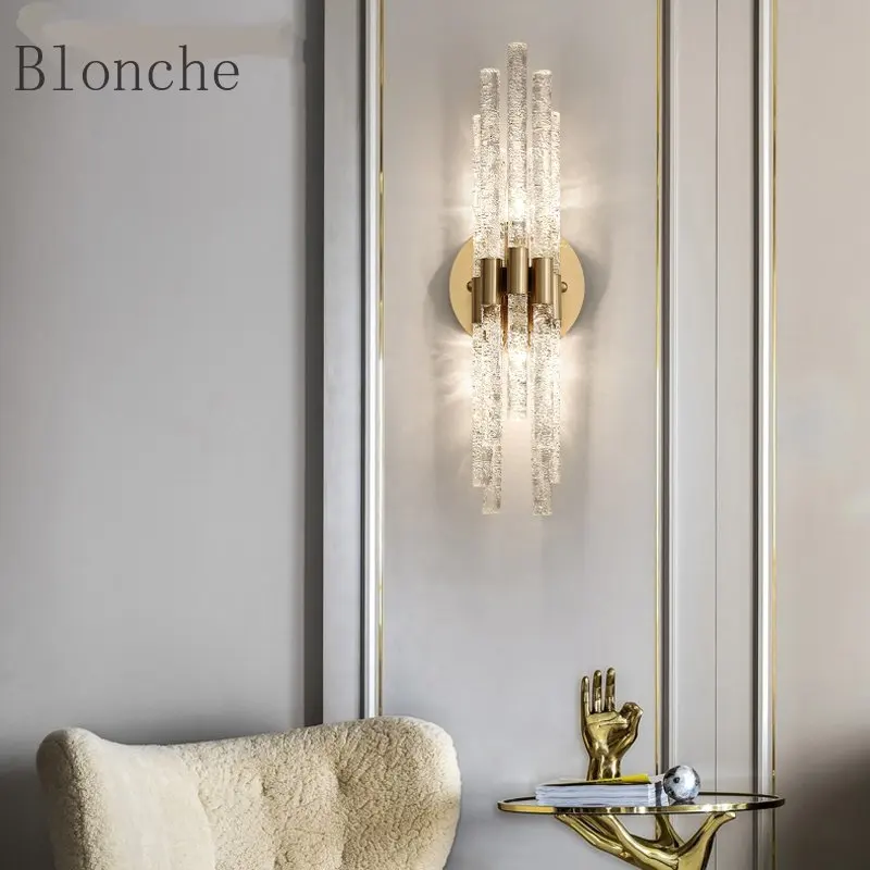 Luxury Gold Wall Lamps Crystal Bar Wall sconces for Bedroom Bedside Living Room Decor Stairs Corridor Light Home Indoor Fixture
Luxury Gold Wall Lamps Crystal Bar Wall sconces for Bedroom Bedside Living Room Decor Stairs Corridor Light Home Indoor Fixture