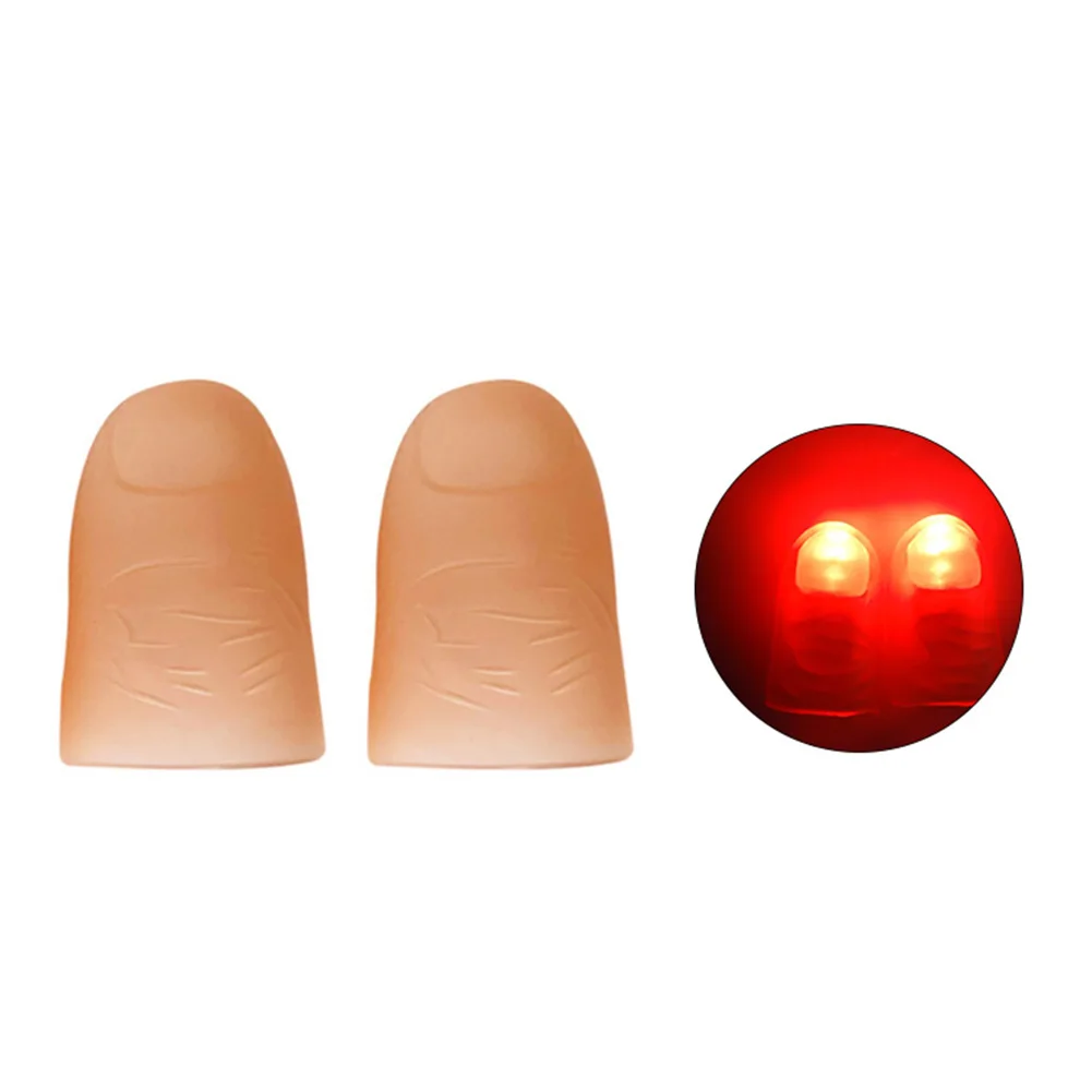 2Pcs Adult Magic Toys Thumbs LED Battery Powered Flashing Fingers Light Trick Props Makers Funny Halloween Party for Kids Toys
2Pcs Adult Magic Toys Thumbs LED Battery Powered Flashing Fingers Light Trick Props Makers Funny Halloween Party for Kids Toys