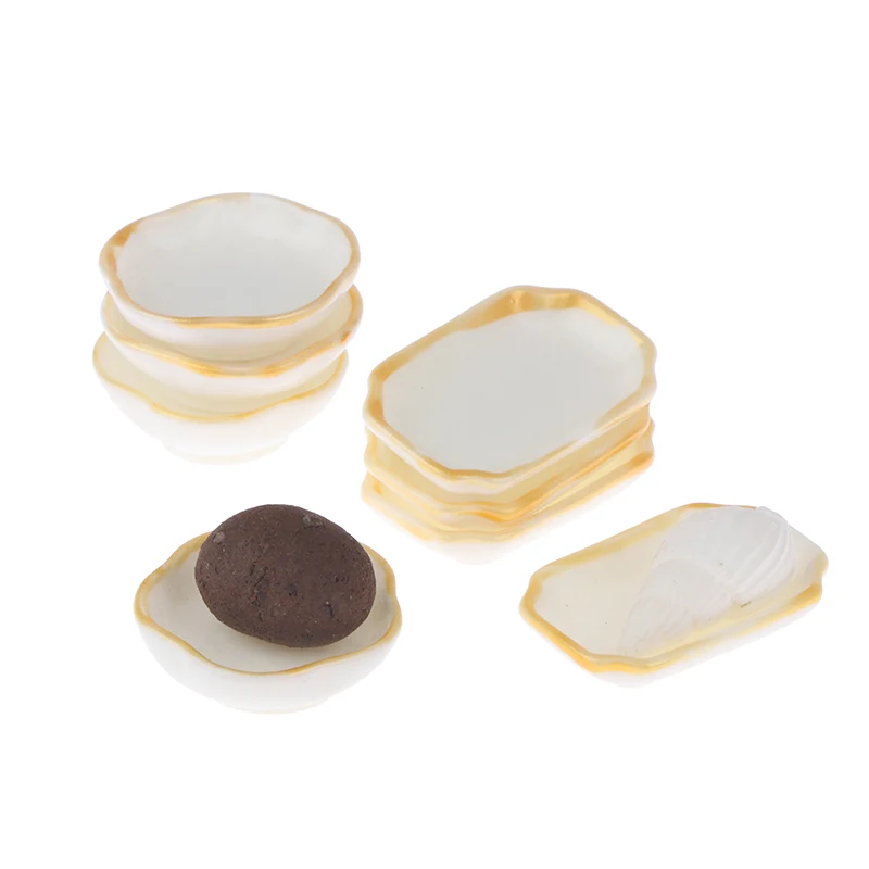 4Pcs Dollhouse Miniature Bowl Plate Food Tray Cake Dessert Pastry Dishes Kitchen Tableware Model Doll House Decor Accessories
4Pcs Dollhouse Miniature Bowl Plate Food Tray Cake Dessert Pastry Dishes Kitchen Tableware Model Doll House Decor Accessories