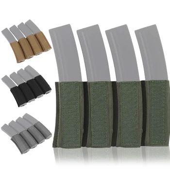 Tactical Magazine Insert Pouch For MP5 MP7 Elastic Built-in Mags Holder Magazines Bags MK4 Military Vest Chest Rig Equipment