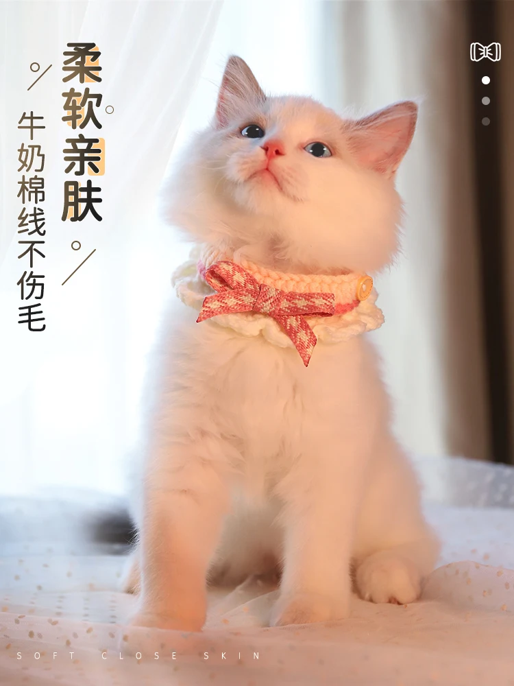 Cat Assessoires Pet Ornament Bow Cat Scarf Collar Clothes Dog Saliva Towel Kitten Accessories
Cat Assessoires Pet Ornament Bow Cat Scarf Collar Clothes Dog Saliva Towel Kitten Accessories