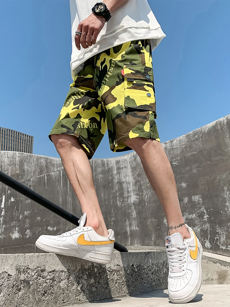 Plus Size Summer Cargo Shorts Men Streetwear Multi-Pockets Fashion Camouflage Short Men Straight Casual Cotton Breeches 8XL
Plus Size Summer Cargo Shorts Men Streetwear Multi-Pockets Fashion Camouflage Short Men Straight Casual Cotton Breeches 8XL
