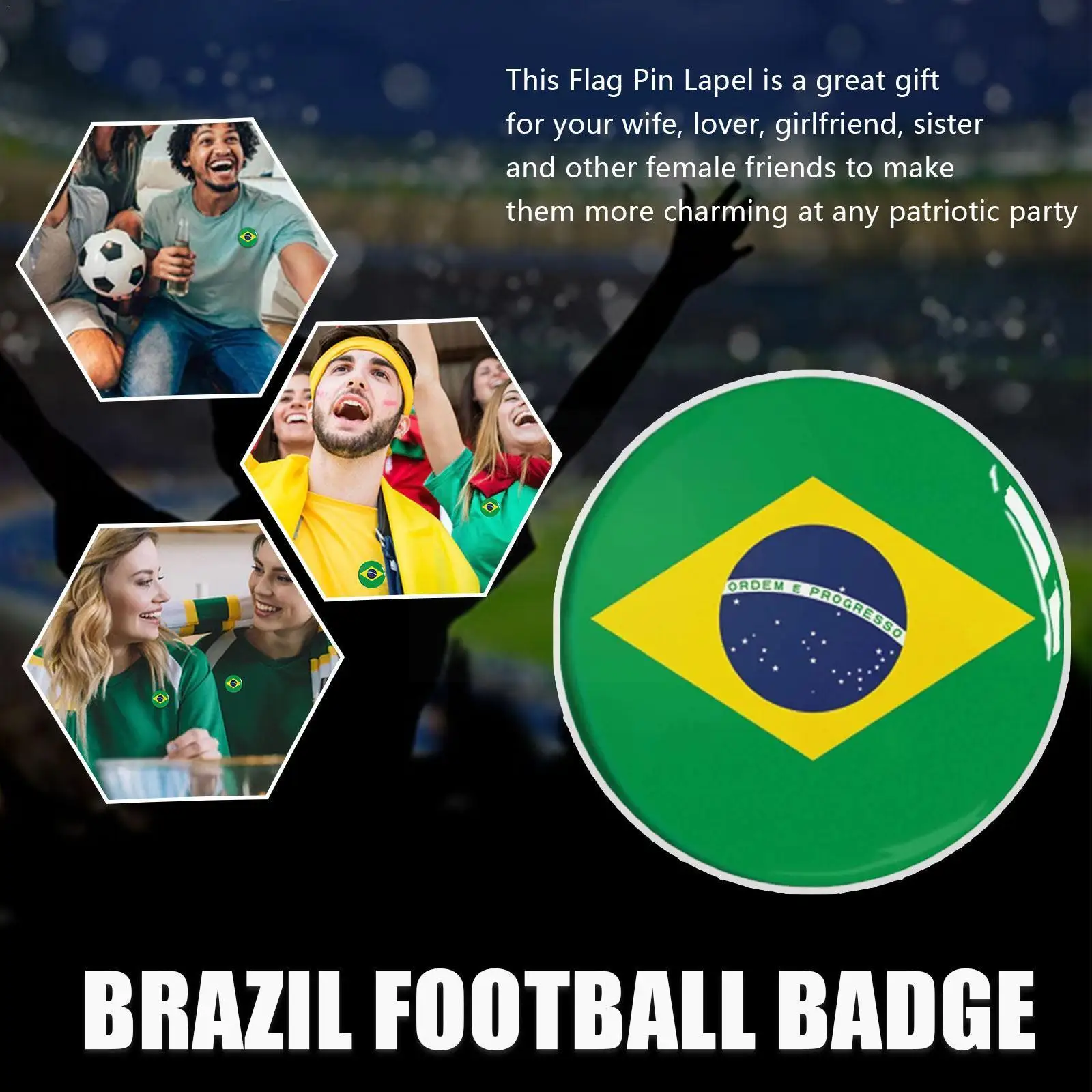 Brazilian Football Fan Brooch Brazil Flag Brooch Pins 2022 Match Accessories Jewelry Cheer Up Qatar Supplies Badge Football C0g7
Brazilian Football Fan Brooch Brazil Flag Brooch Pins 2022 Match Accessories Jewelry Cheer Up Qatar Supplies Badge Football C0g7