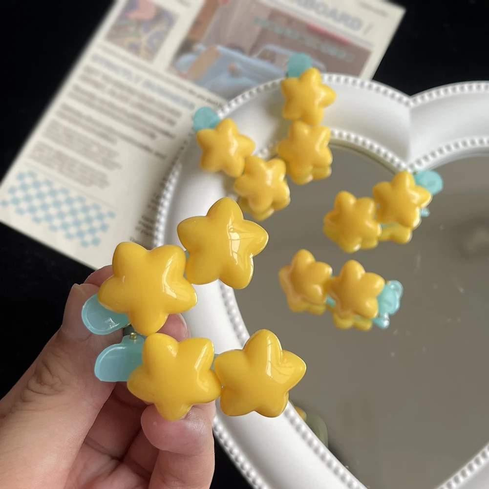 Cute Baby Hair Clips For Girls Children Cartoon Star Barrettes Hairpins Acrylic Candy Color Korean Kawaii Hair Accessories Kids
Cute Baby Hair Clips For Girls Children Cartoon Star Barrettes Hairpins Acrylic Candy Color Korean Kawaii Hair Accessories Kids