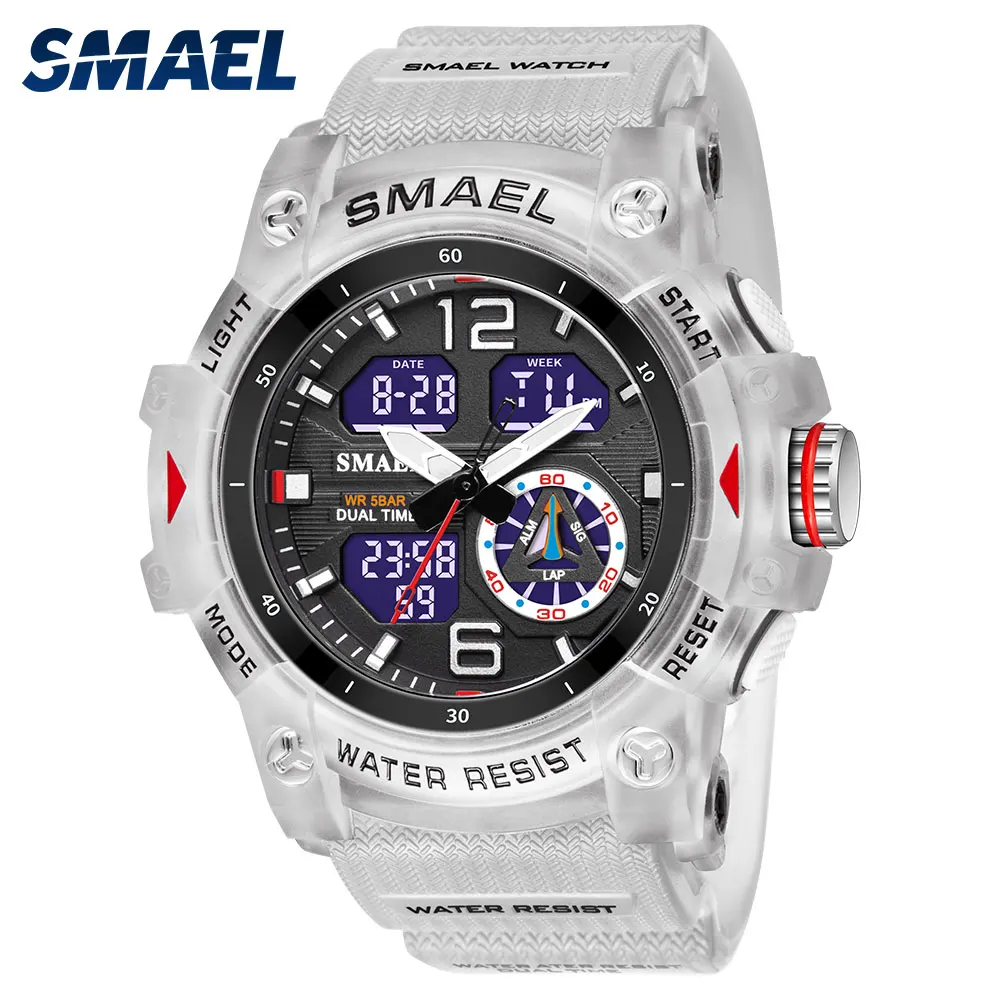 Military Watch Quartz Wristwatches Sport 50M Waterproof Alarm Clock Light Analog Digital Male Clocks 8007 Mens Watches Digital
Military Watch Quartz Wristwatches Sport 50M Waterproof Alarm Clock Light Analog Digital Male Clocks 8007 Mens Watches Digital