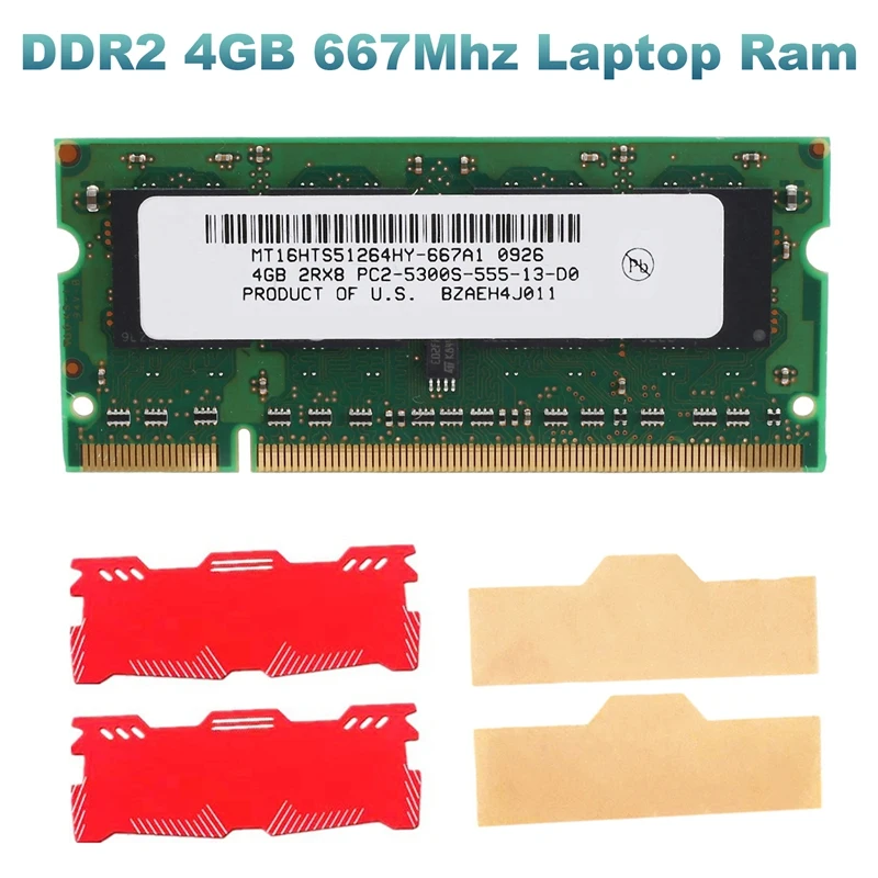 Оперативная память DDR2 4 ГБ для ноутбука + Охлаждающий Жилет 667 МГц PC2 5300 SODIMM 2RX8 200 Контактов для памяти ноутбука AMD
Оперативная память DDR2 4 ГБ для ноутбука + Охлаждающий Жилет 667 МГц PC2 5300 SODIMM 2RX8 200 Контактов для памяти ноутбука AMD