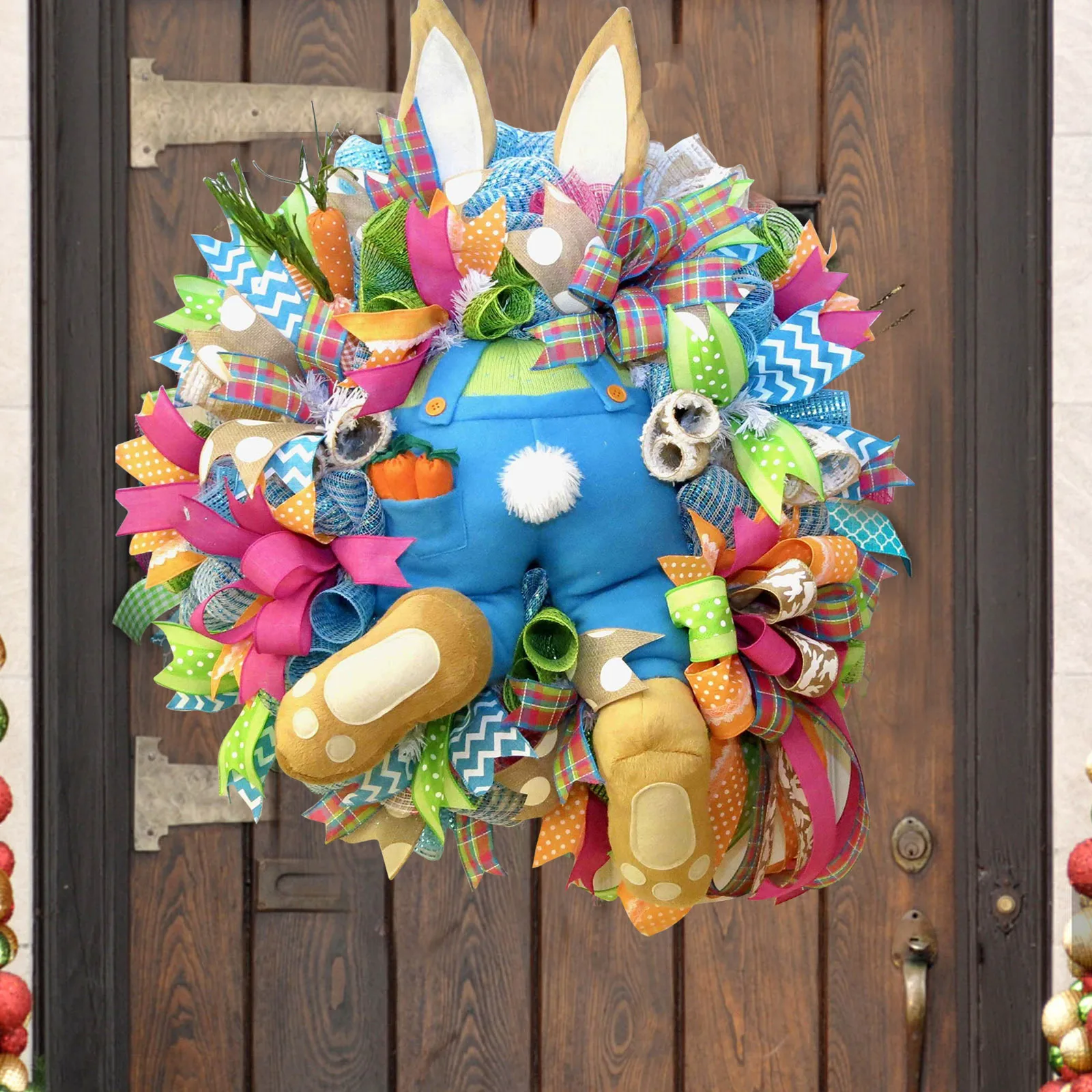40*50cm Wreaths Garlands Thief Rabbit Wreath Easter Decoration Easter Thief Bunny Garland Home Door Flowers Wreath Wedding
40*50cm Wreaths Garlands Thief Rabbit Wreath Easter Decoration Easter Thief Bunny Garland Home Door Flowers Wreath Wedding