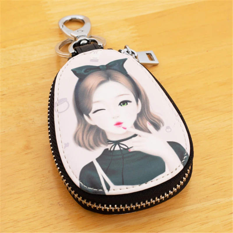 New Cute Key Bag Fashion Cartoon Lady High Quality Leather Key Wallet Casual Cartoon Buckle Cover Zipper Key Bag Case Pouch
New Cute Key Bag Fashion Cartoon Lady High Quality Leather Key Wallet Casual Cartoon Buckle Cover Zipper Key Bag Case Pouch