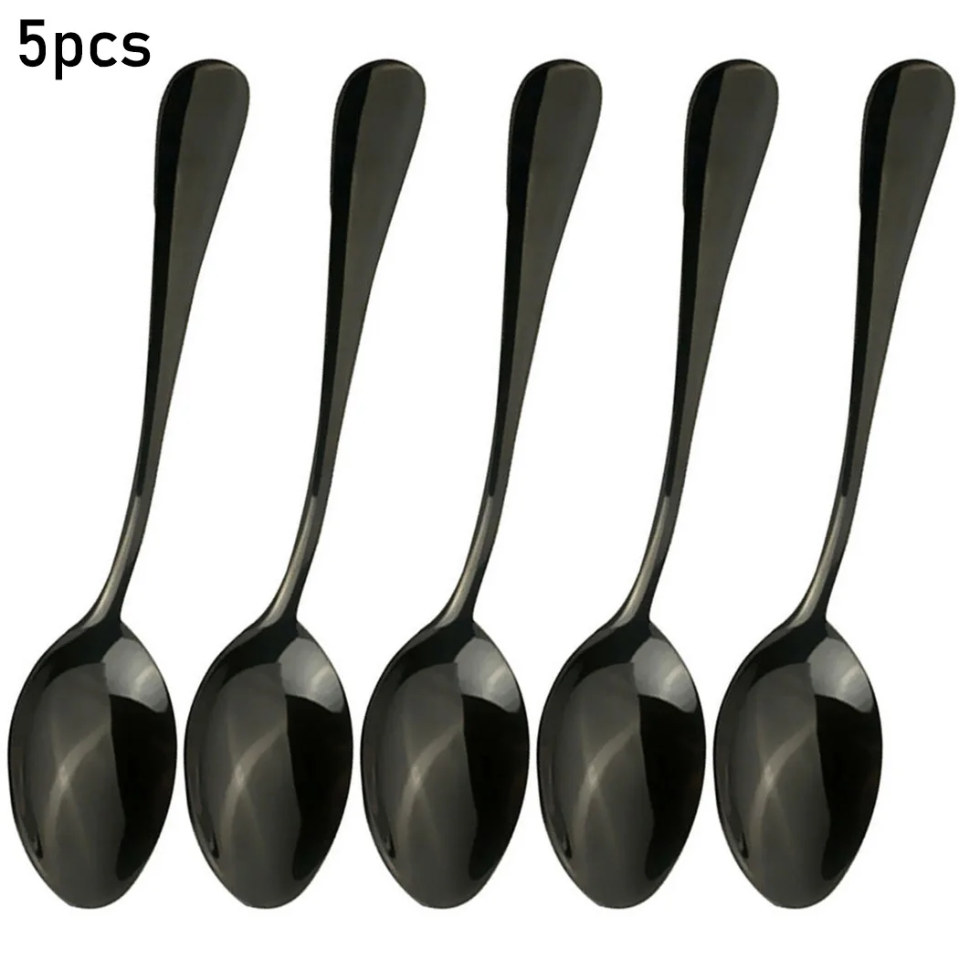Ice cream Spoons Restaurants Tools Black Coffee Home Stainless Steel Teaspoon Teaspoons Useful Parts Brand New
Ice cream Spoons Restaurants Tools Black Coffee Home Stainless Steel Teaspoon Teaspoons Useful Parts Brand New