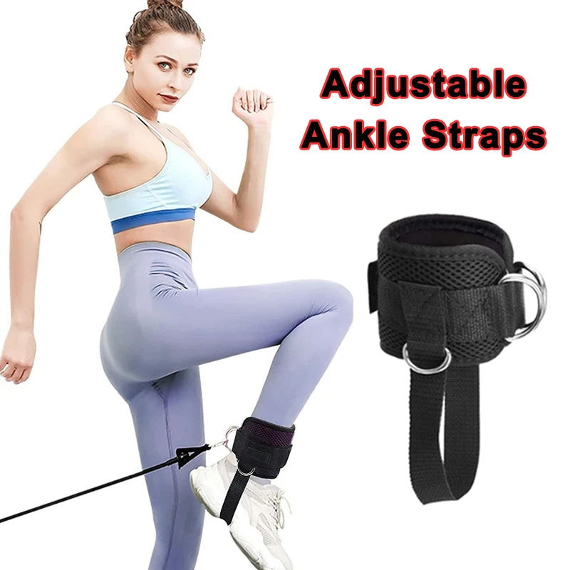 Gym Ankle Straps 4 D-Ring Adjustable Foot Support Cuffs Ankle Weight Leg Training Brace Support Leg Workouts Pulley With Buckle
Gym Ankle Straps 4 D-Ring Adjustable Foot Support Cuffs Ankle Weight Leg Training Brace Support Leg Workouts Pulley With Buckle