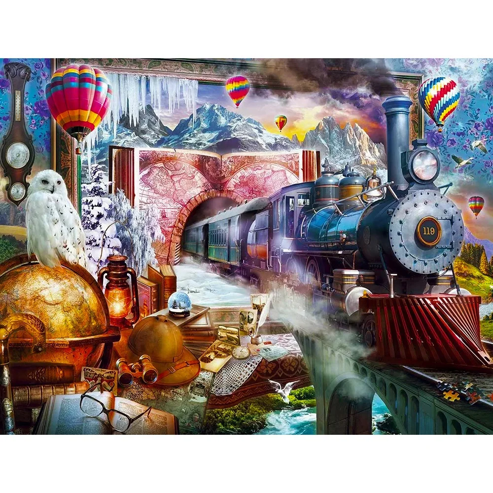 5D Diamond Embroidery Train New Arrival Diamond Painting Owl Kit Mosaic Landscape Full Square Round Drill Handicraft
5D Diamond Embroidery Train New Arrival Diamond Painting Owl Kit Mosaic Landscape Full Square Round Drill Handicraft