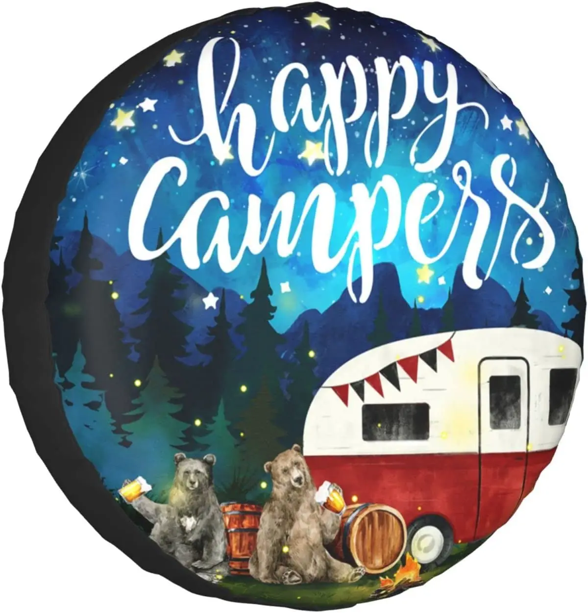 Spare Tire Cover for Cool Campers Travel Trailer Waterproof UV Sun Cover Fits Truck SUV Camping Tire Wheel Cover 
Spare Tire Cover for Cool Campers Travel Trailer Waterproof UV Sun Cover Fits Truck SUV Camping Tire Wheel Cover
