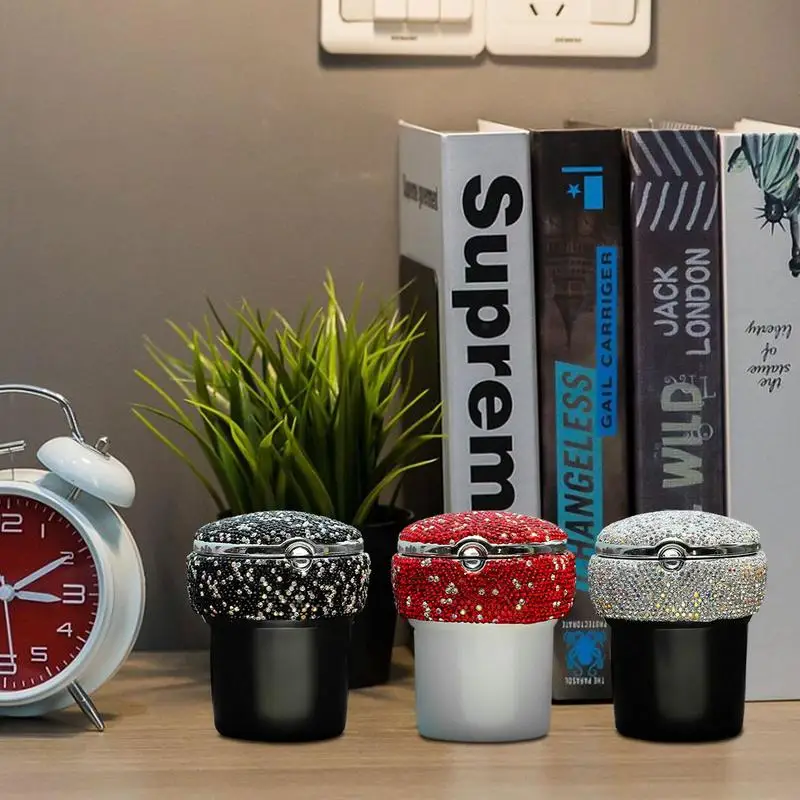 Ashtray Car Cup Holder Auto Ashtray Rhinestones Automobile Ashtray With Ceramic Liner Blue LED Lights Suitable For Office
Ashtray Car Cup Holder Auto Ashtray Rhinestones Automobile Ashtray With Ceramic Liner Blue LED Lights Suitable For Office