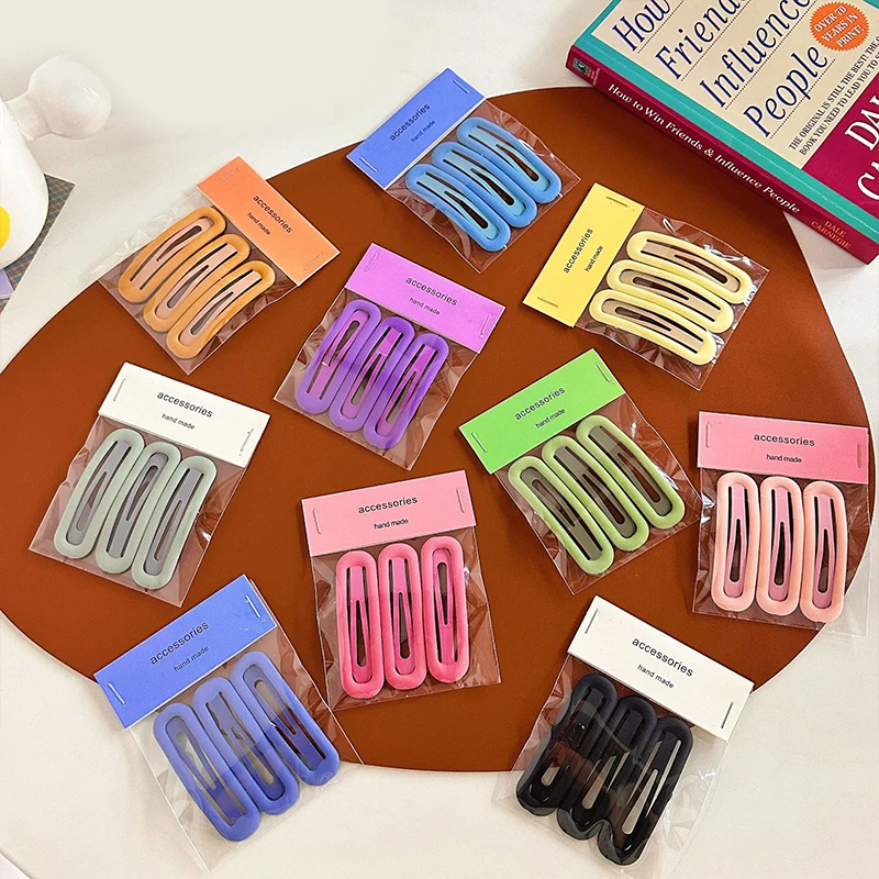 3Pcs/Set Candy Colors Hair Clips For Girls Women Simple Basic Sweet Hairpins Painted Colorful Matte Hair Accessories Barrette
3Pcs/Set Candy Colors Hair Clips For Girls Women Simple Basic Sweet Hairpins Painted Colorful Matte Hair Accessories Barrette