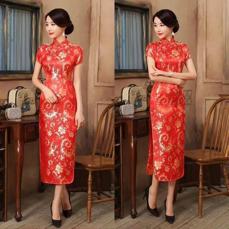 Bride wedding Evening Dress Cheongsam Shanghai Dress M-6XL party plus size clothes
Bride wedding Evening Dress Cheongsam Shanghai Dress M-6XL party plus size clothes