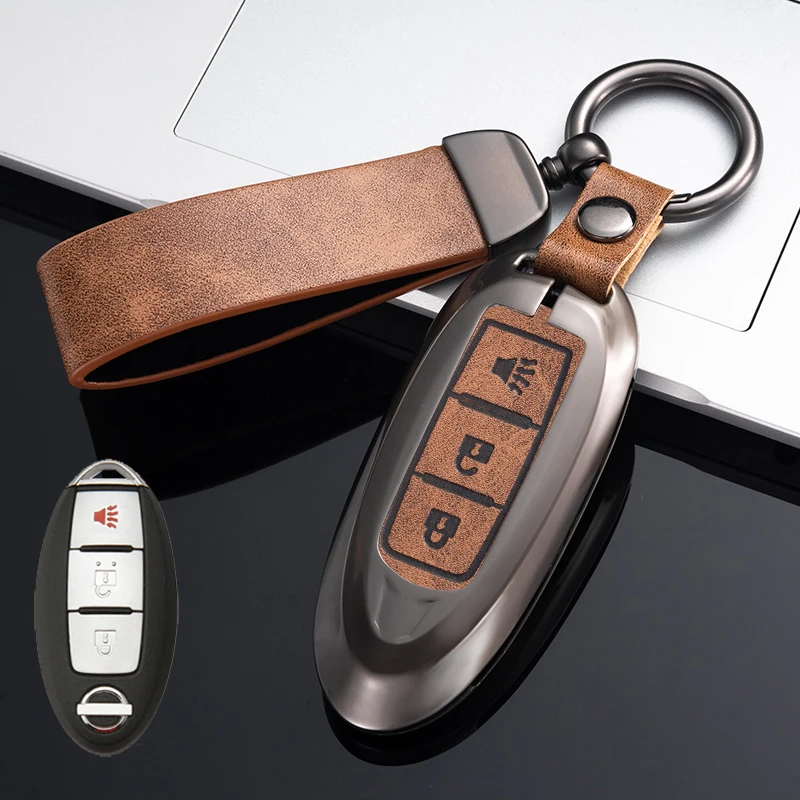 Zinc Alloy Car Key Case Cover forNissan Qashqai J10 J11 X-Trail t31 t32 kicks Tiida Livida Pathfinder Murano Note GTR Juke For I
Zinc Alloy Car Key Case Cover forNissan Qashqai J10 J11 X-Trail t31 t32 kicks Tiida Livida Pathfinder Murano Note GTR Juke For I