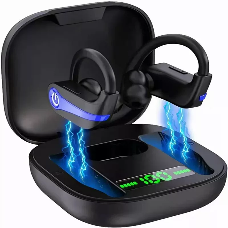 40H Wireless Earbuds Bluetooth 5.1 Headphones Sports Earphones Noise Cancelling Deep Bass Earhooks Headset for Running
40H Wireless Earbuds Bluetooth 5.1 Headphones Sports Earphones Noise Cancelling Deep Bass Earhooks Headset for Running