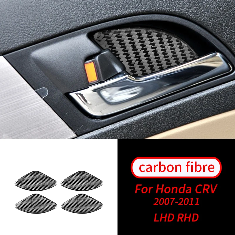 For Honda CRV 2007-2011 4Pcs Real Carbon Fiber Door Handle Interior Bowl Sticker Trim Car Interior Accessories
For Honda CRV 2007-2011 4Pcs Real Carbon Fiber Door Handle Interior Bowl Sticker Trim Car Interior Accessories