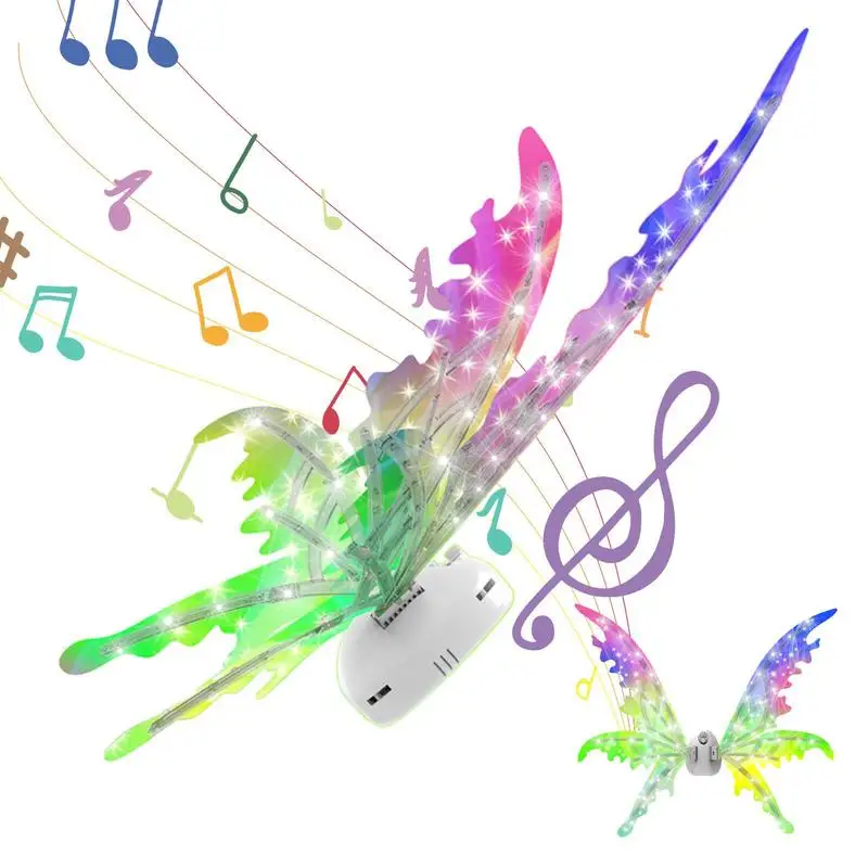 Light Up Fairy Wings Electrical Lighted Fairy Butterfly Wings Halloween Costume Prop For Theatrical Performance Birthday Dress
Light Up Fairy Wings Electrical Lighted Fairy Butterfly Wings Halloween Costume Prop For Theatrical Performance Birthday Dress