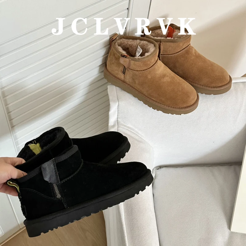 JCLVRVK Australia platform classic ultra mini women ankle winter suede snow boots sheepskin leather ladies designer fashion
JCLVRVK Australia platform classic ultra mini women ankle winter suede snow boots sheepskin leather ladies designer fashion
